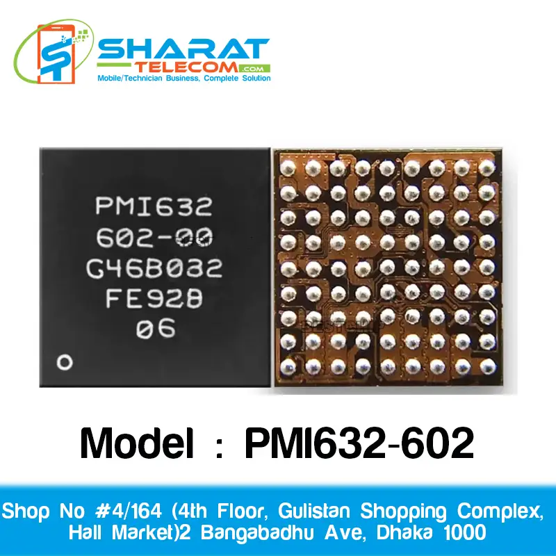 PMI632-602 Power Management IC for OPPO, VIVO, Xiaomi, Realme & Redmi Phones – Original Mobile PMIC Chipset for Motherboard Repair